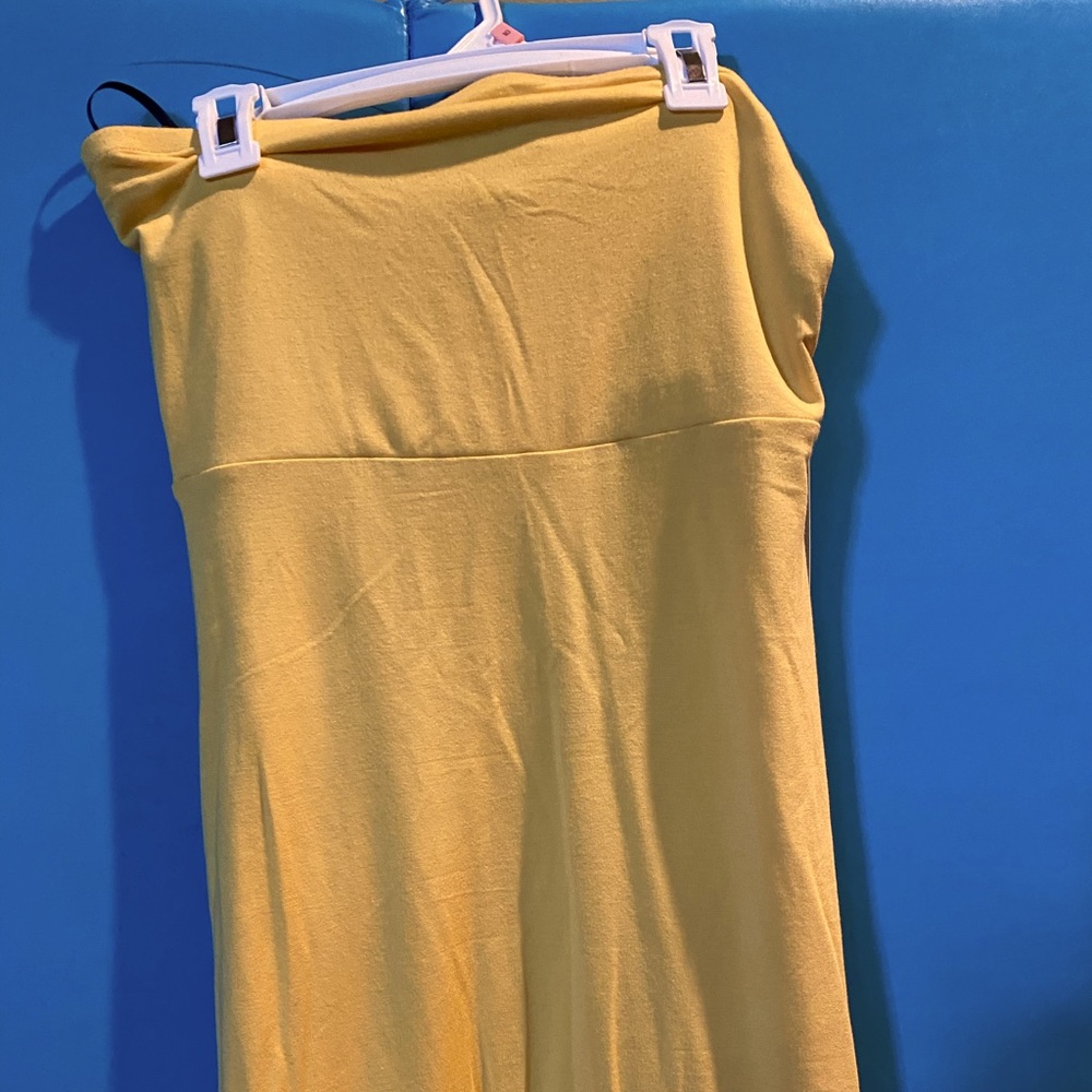 Strapless dress